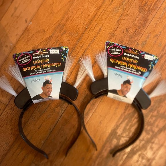 BUY ONE GET ONE LIGHT UP MOHAWK HEADBAND - Picture 1 of 4